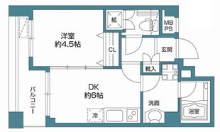 パナッシュ二子玉川の物件間取画像